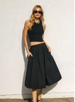 Circular Midi Skirt|6169