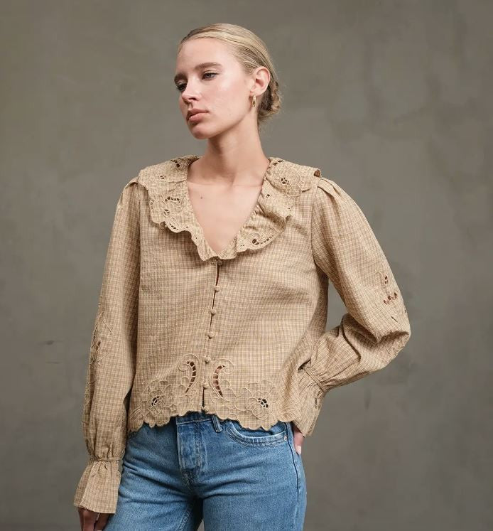 RUFFLED TOP|6436