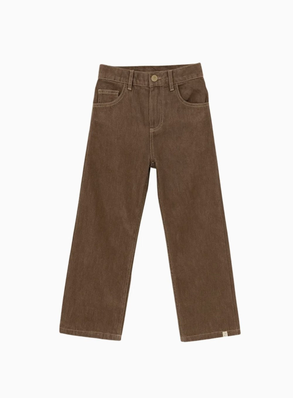 Brown Straight Jeans|8299