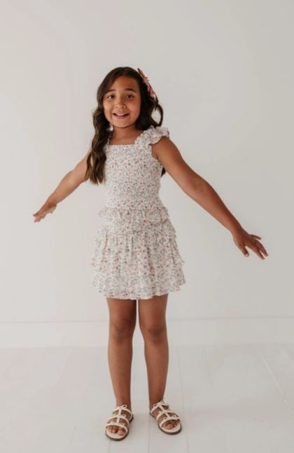 Avery & Alexander Smock Ruffle Tank|7471