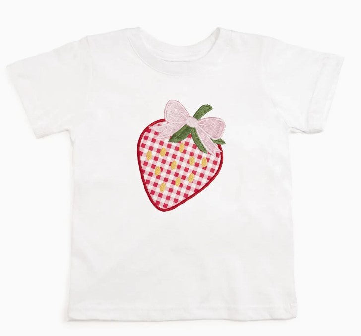 Strawberry Patchwork Short Sleeve|7530