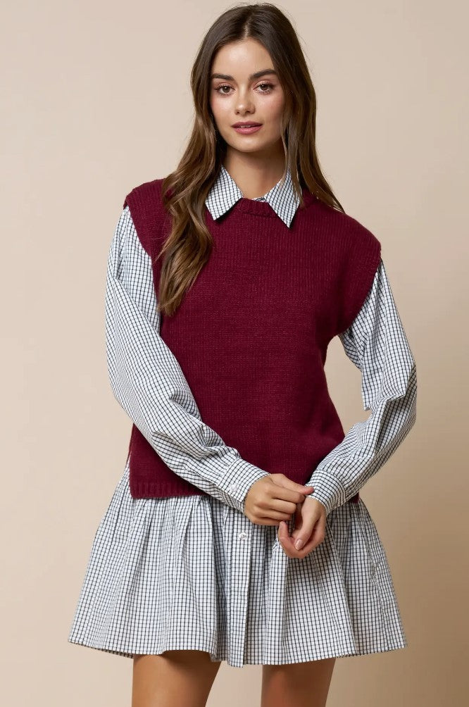 Gingham Button Down|8161