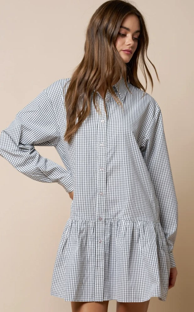 Gingham Button Down|8162