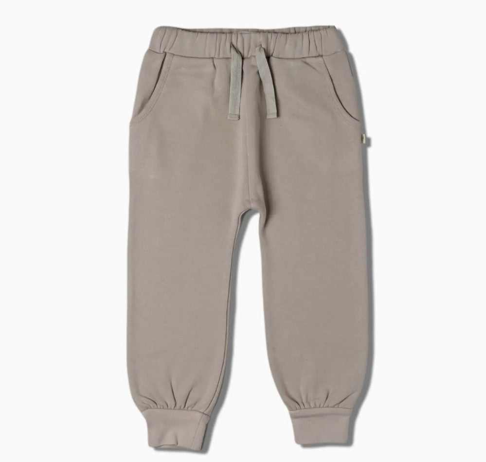 Organic Fleece Jogger Pants - Oat|6504