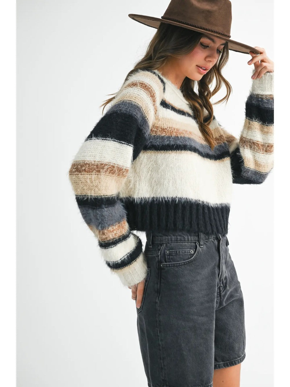 Georgia Stripes Sweater|8016