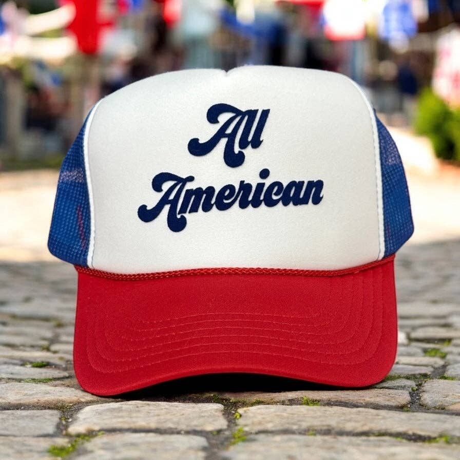 All American - Red.White.Blue Trucker Hat