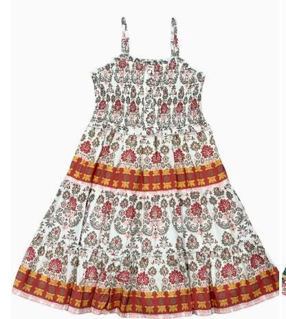Smock Tiered Dress|7469