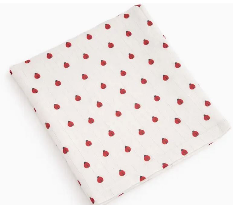 Ladybug / Organic  Swaddle|7658