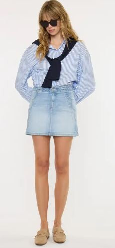 denin skirt- kan kan|7798