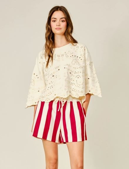 stripe shorts|7808