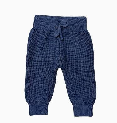 Knit Pants Navy|8173