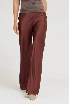 Satin Pant  AUBERGINE|8212