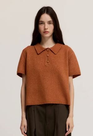 Half Placket  Knit spice|8226