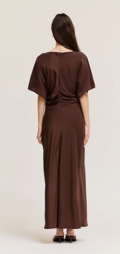 ruched Waist Bias Dress|8230