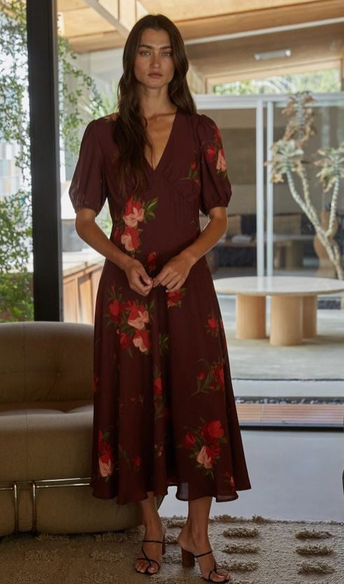 Floral Print  Dress|8282