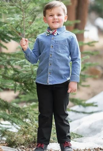 denim button down|6538