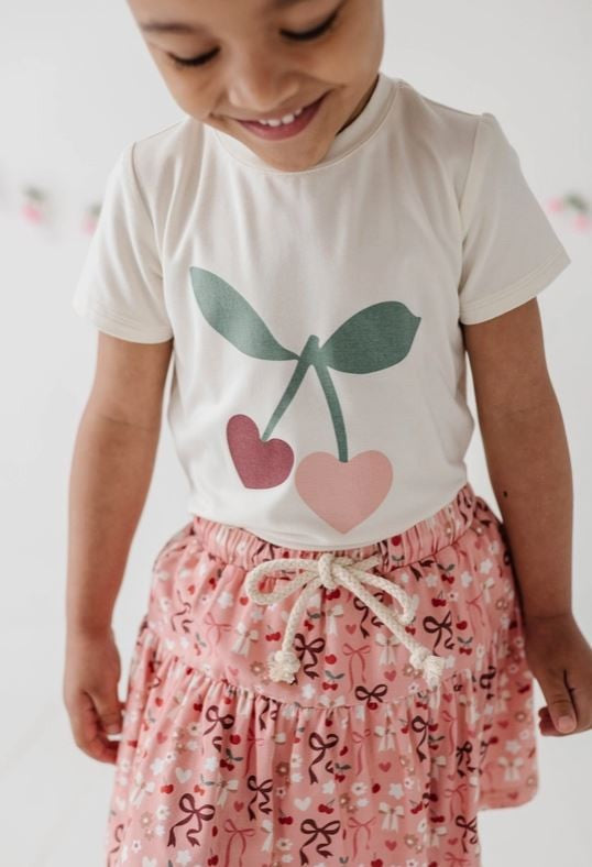 Girl's Short Sleeve Tee|7053