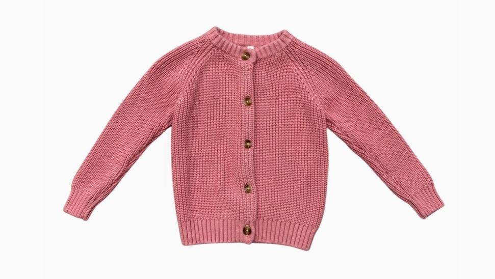 Knit Cardigan pink|7055