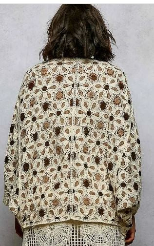 Crochet  Cardigan|7075