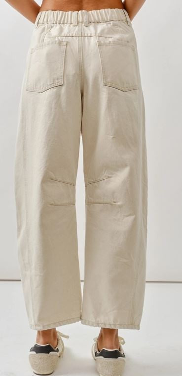 Cotton Barrel Pants|7090