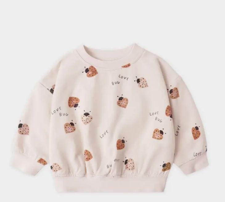 Relaxed Sweatshirt Love Bug|7319