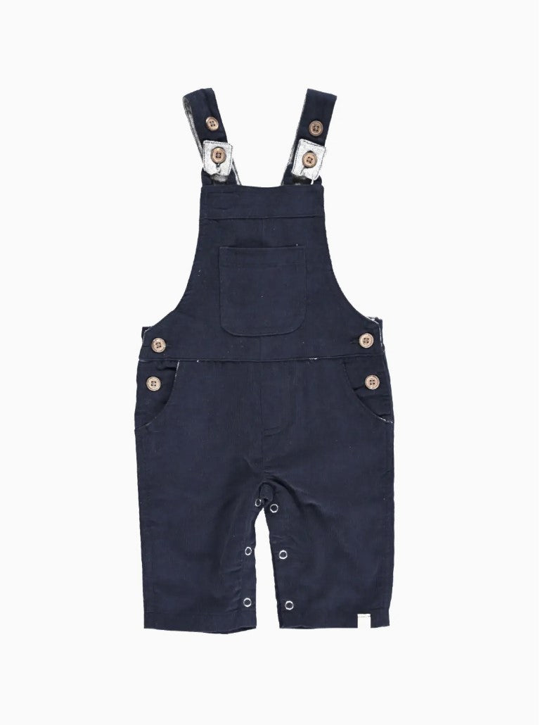 Navy Cord Overalls|8305