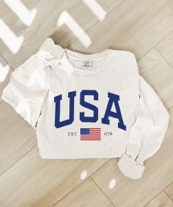 USA Mineral Washed top white|5550