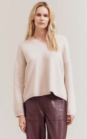V-Neck Sweater  Irish ivory|6277
