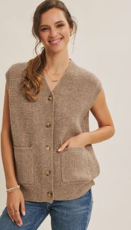 Cozy Sweater Vest doe|6399