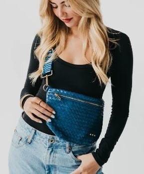 Westlyn Woven Bum Bag denim blue|6420