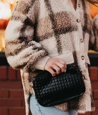 Camera Crossbody Bag black|6422
