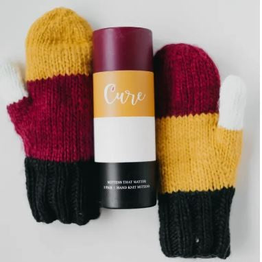 Cure Mittens (Maroon and Gold)|6582