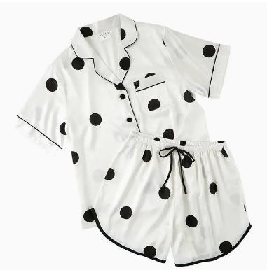 Satin Two-Piece Pj Set - Ivory|7047