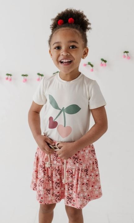 Girl's Short Sleeve Tee|7052