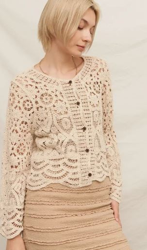 Crochet Cardigan|7066