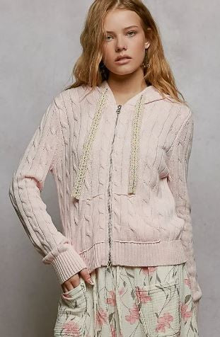 Sweater Hoodie Zip Up|7078