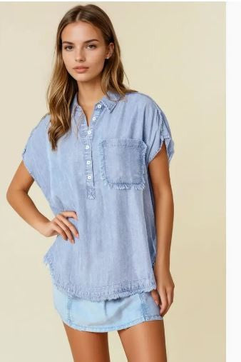 Tencel Denim top|7104