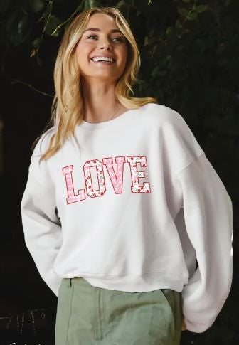 Love with Pattern white|7168