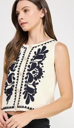 Knitted Vest Top|7176