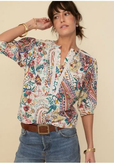 Luisa Blouse Ecru|7731