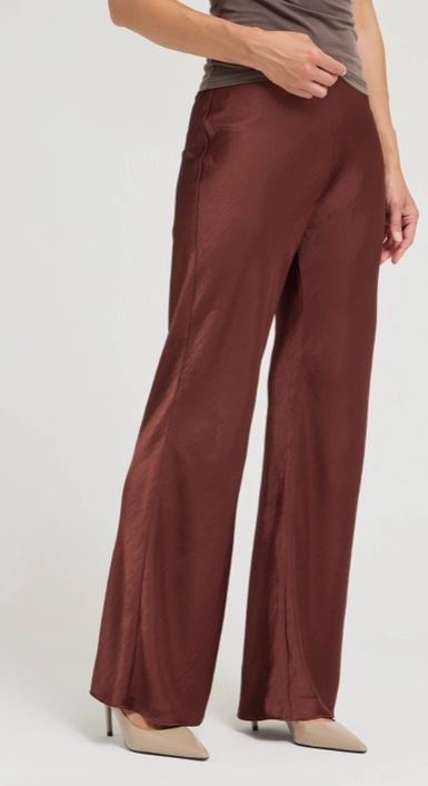 Satin Pant  AUBERGINE|8213