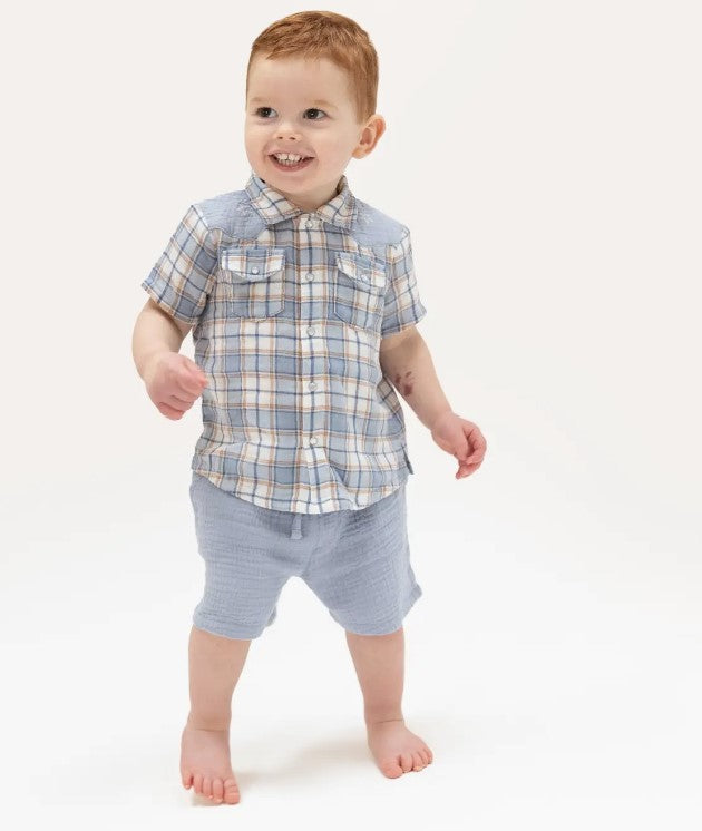 Short Sleeve Western set|7915