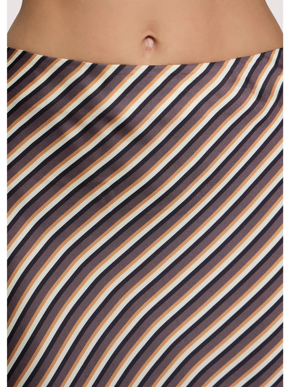 Striped Maxi Skirt|7992