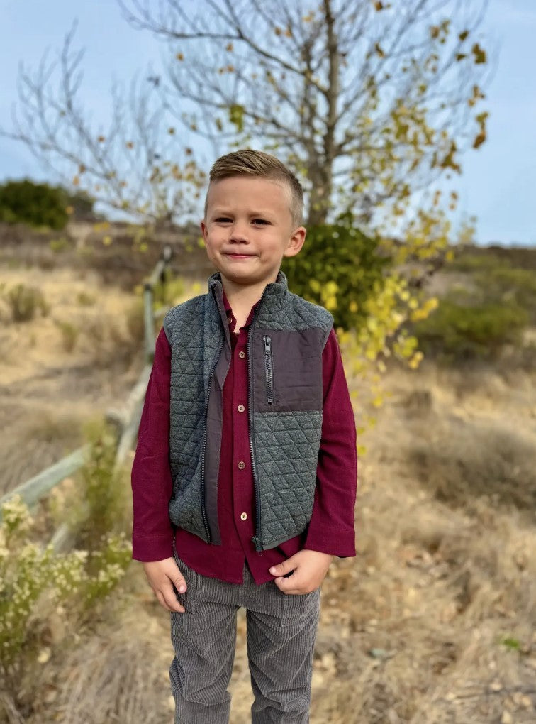 Hunter Charcoal Vest|8308