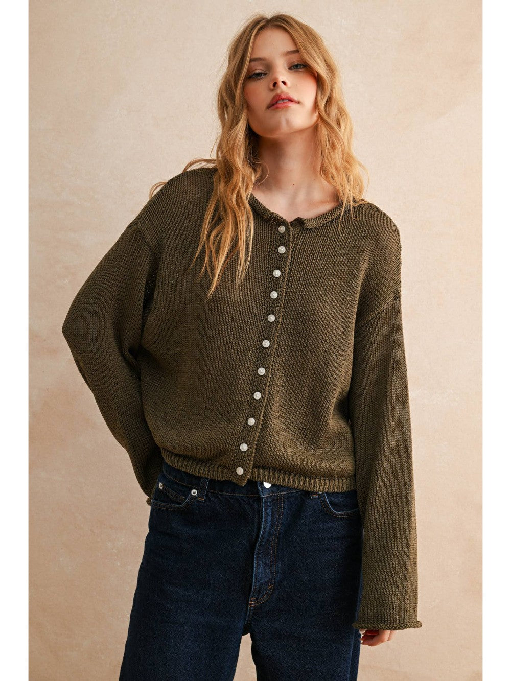 BUTTON DOWN CARDIGAN|6684