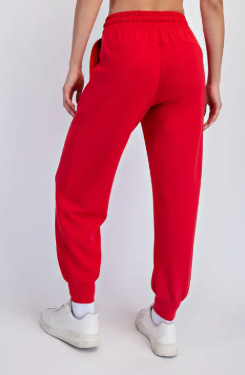 Red Scuba Jogger Pants|6899