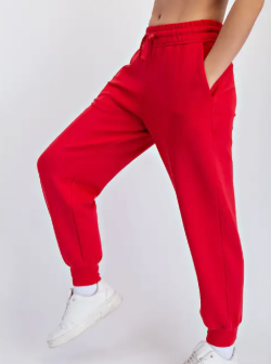 Red Scuba Jogger Pants|6900