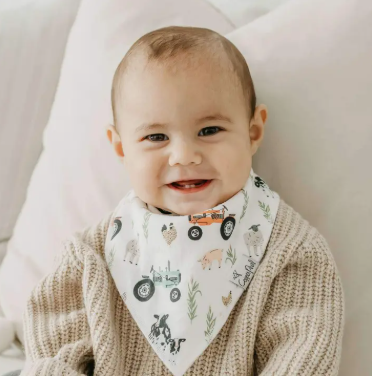 Tractor Baby Bandana Bibs|6963
