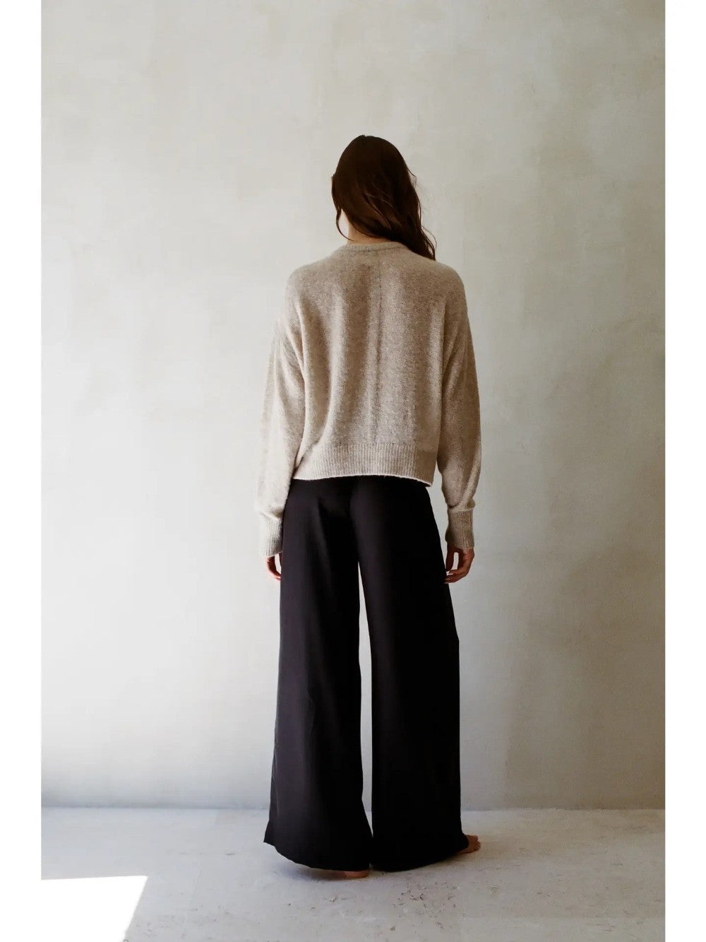 Wool Crew Neck Long Sleeve|7990