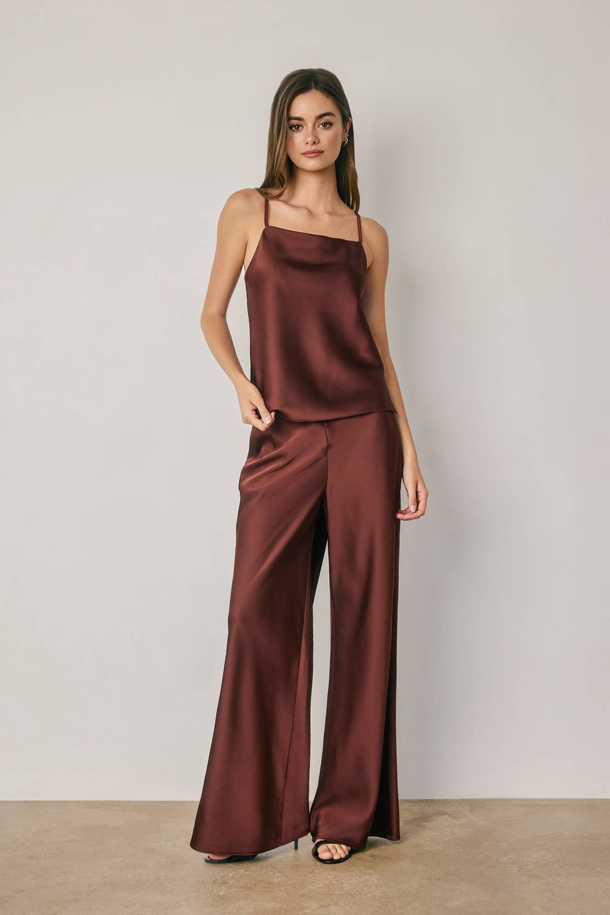 Satin Square Neck Cami Top (1)